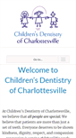 Mobile Screenshot of childrensdentistryofcharlottesville.com